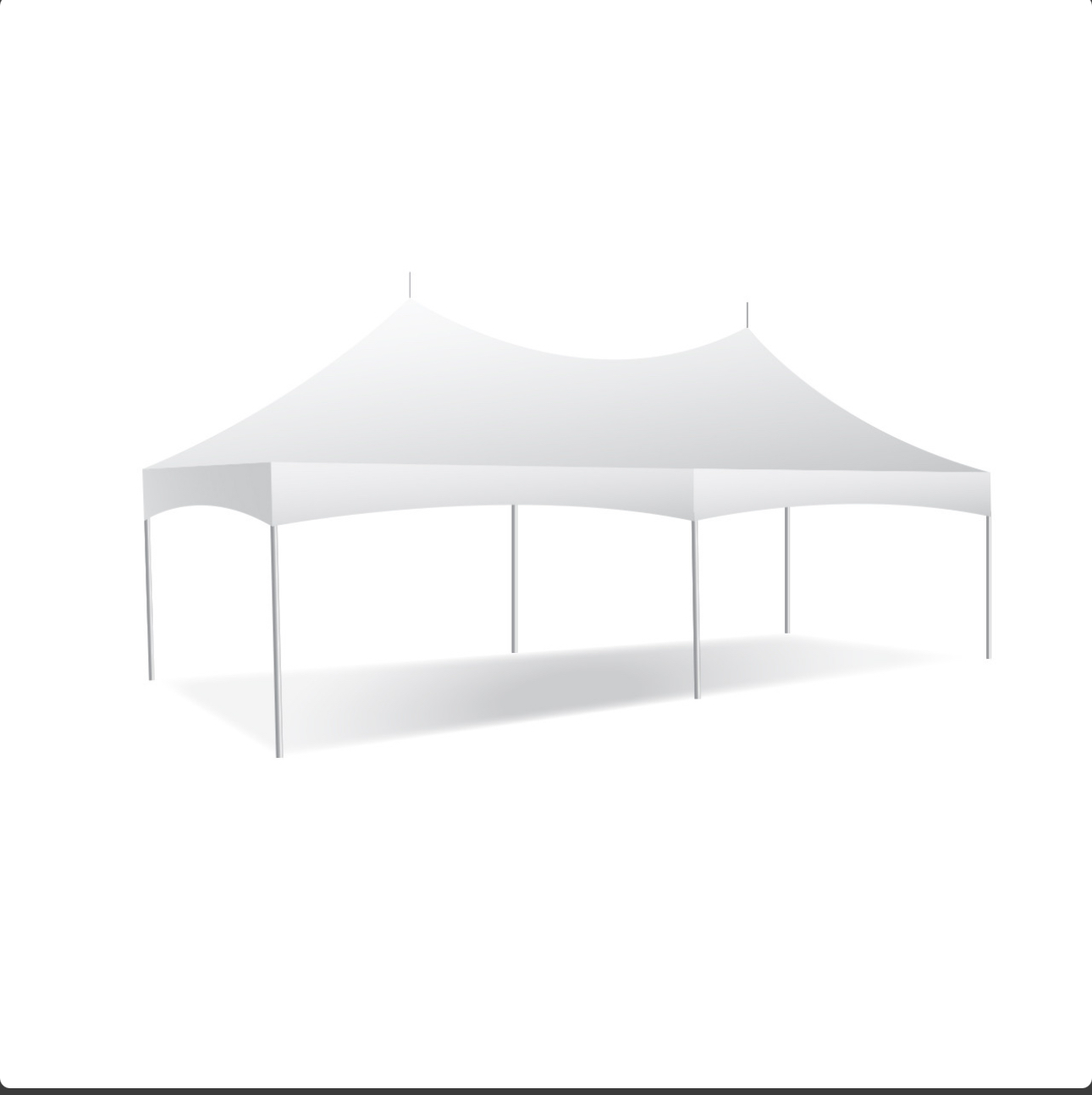 15x30 high peak tent