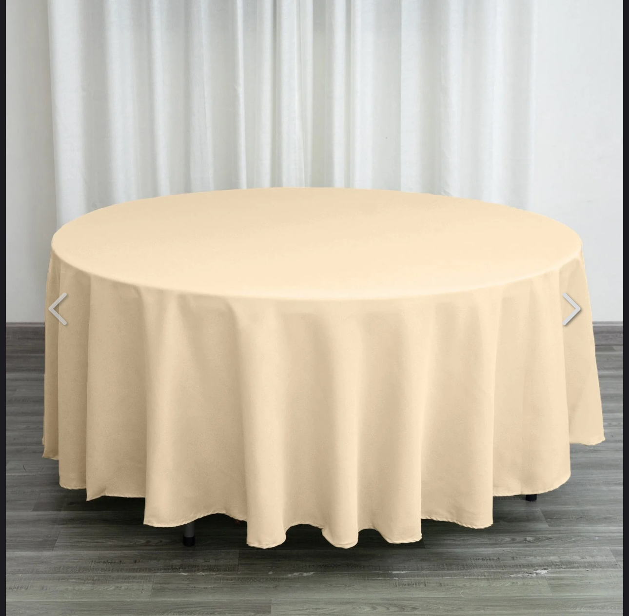Beige Tablecloth