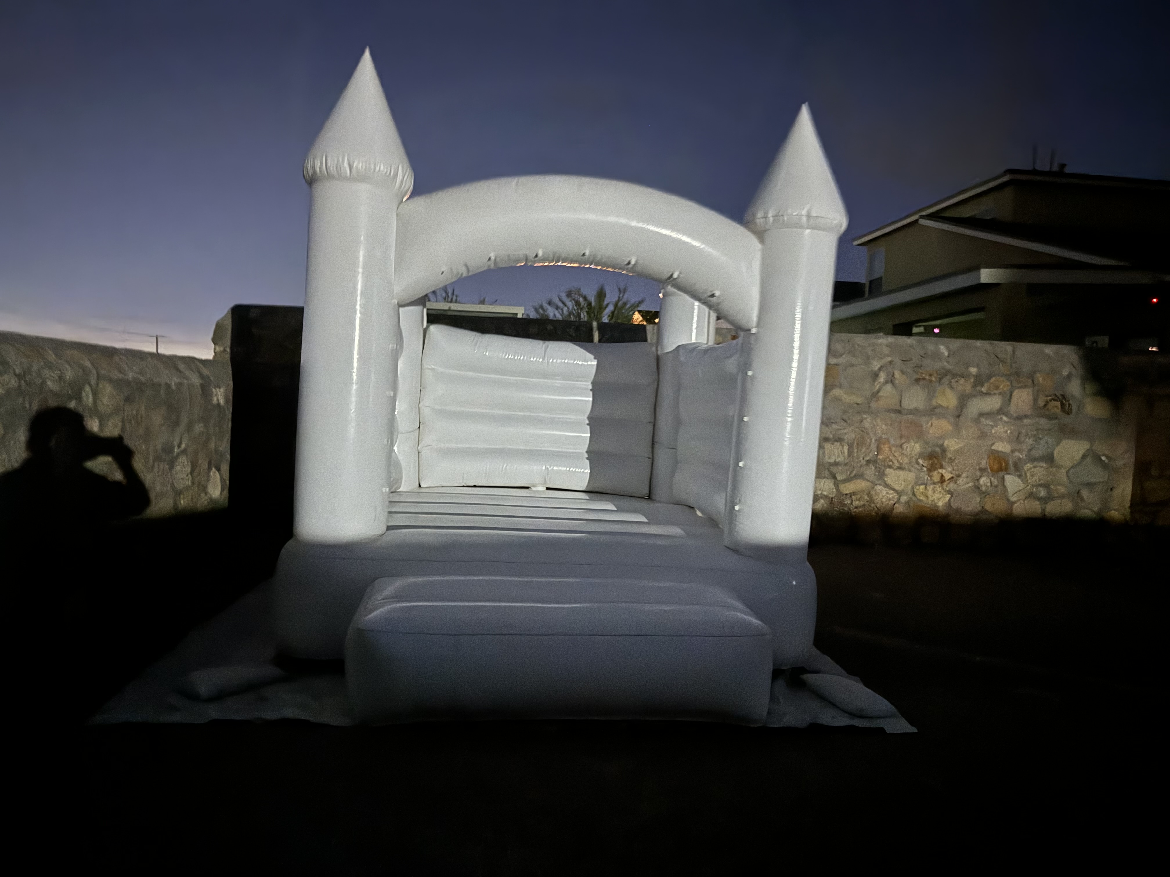 12x12 White Bounce Castle
