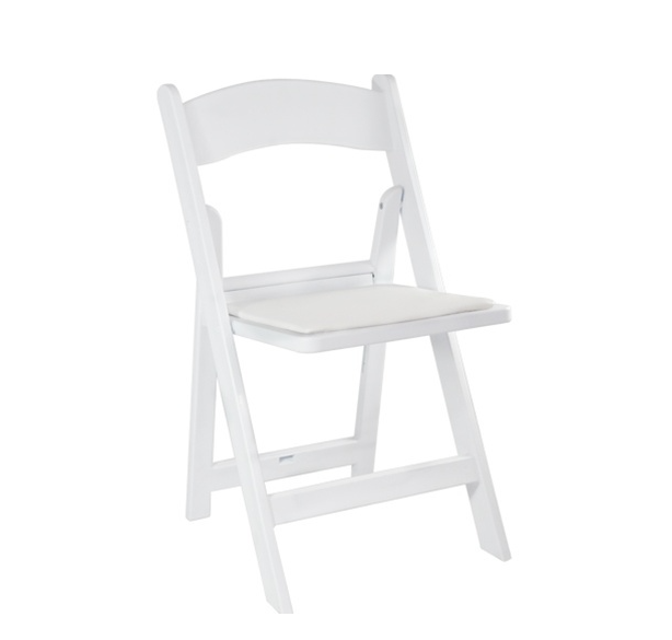 White Resin Chair