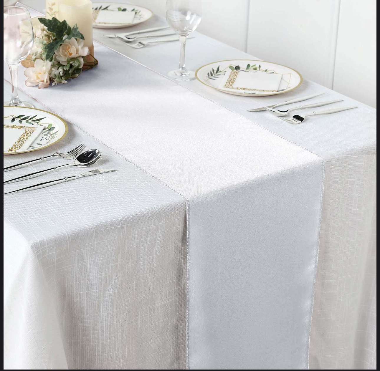 White Table Runner